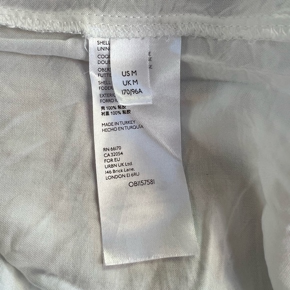 Anthropologie Maeve Cerie Smocked Plaid 3/4 Puff Sleeved Midi Dress, M - Picture 9 of 13